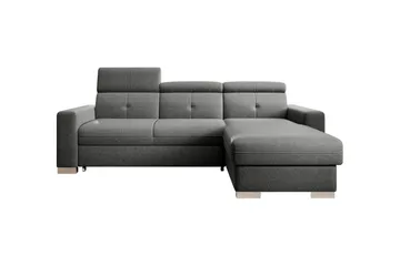 Trent Bäddsoffa m. Divan med Förvaring 3-sits - Grå - Möbler - Soffa - Bäddsoffa - Bäddsoffa divan