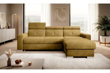 Trent Bäddsoffa m. Divan med Förvaring 3-sits - Gul - Möbler - Soffa - Bäddsoffa - Bäddsoffa divan