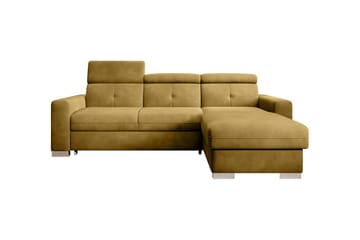 Trent Bäddsoffa m. Divan med Förvaring 3-sits - Gul - Möbler - Soffa - Bäddsoffa - Bäddsoffa divan