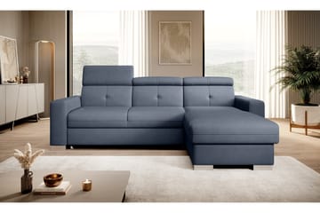 Trent Bäddsoffa m. Divan med Förvaring 3-sits - Mörkblå - Möbler - Soffa - Bäddsoffa - Bäddsoffa divan