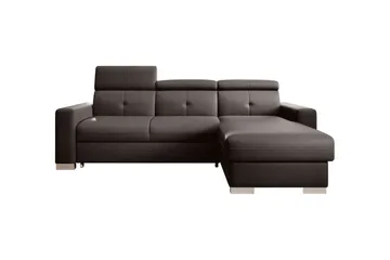 Trent Bäddsoffa m. Divan med Förvaring 3-sits - Mörkbrun - Möbler - Soffa - Bäddsoffa - Bäddsoffa divan