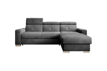 Trent Bäddsoffa m. Divan med Förvaring 3-sits - Mörkgrå - Möbler - Soffa - Bäddsoffa - Bäddsoffa divan