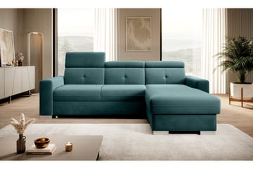 Trent Bäddsoffa m. Divan med Förvaring 3-sits - Mörkgrön - Möbler - Soffa - Bäddsoffa - Bäddsoffa divan
