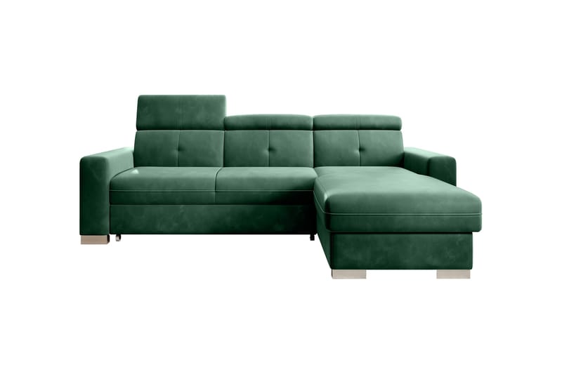 Trent Bäddsoffa m. Divan med Förvaring 3-sits - Mörkgrön - Möbler - Soffa - Bäddsoffa - Bäddsoffa divan