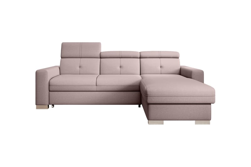 Trent Bäddsoffa m. Divan med Förvaring 3-sits - Rosa - Möbler - Soffa - Bäddsoffa - Bäddsoffa divan