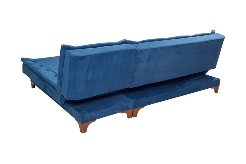 Turso Bäddsoffa med Divan Höger - Blå - Möbler - Soffa - Bäddsoffa - Bäddsoffa divan