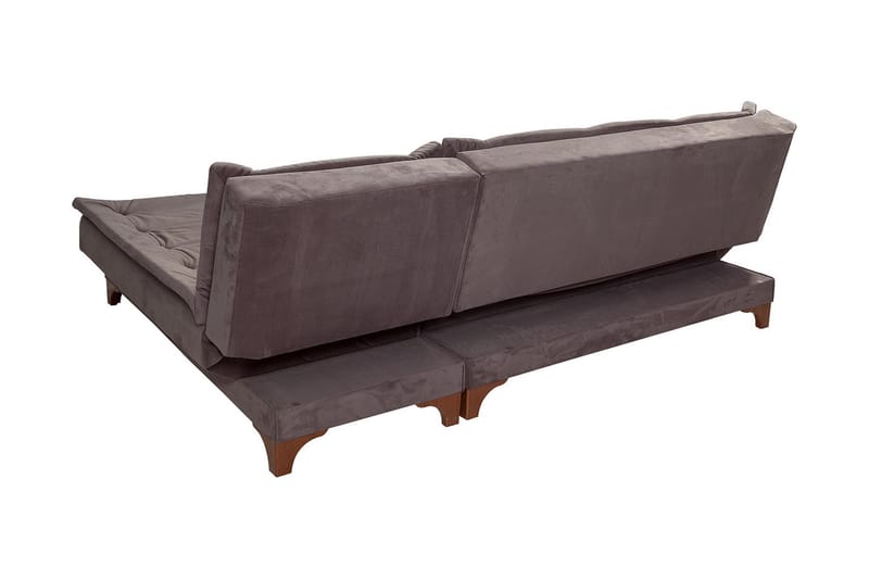 Turso Bäddsoffa med Divan Höger - Grå - Möbler - Soffa - Bäddsoffa - Bäddsoffa divan