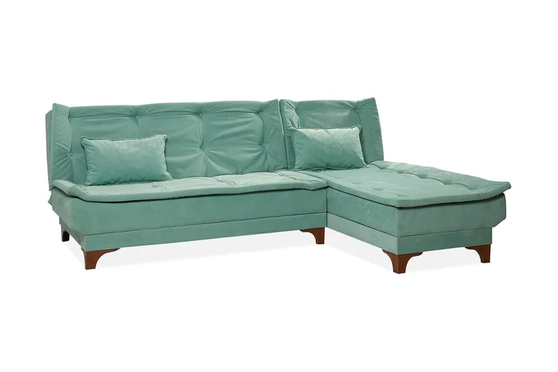 Turso Bäddsoffa med Divan Höger, Grön