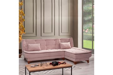 Turso Bäddsoffa med Divan Höger - Ljusbrun - Möbler - Soffa - Bäddsoffa - Bäddsoffa divan