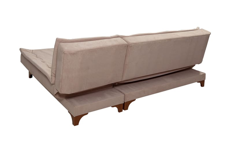 Turso Bäddsoffa med Divan Höger - Ljusbrun - Möbler - Soffa - Bäddsoffa - Bäddsoffa divan