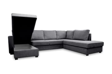 U-Bäddsoffa Achillea Grå - Höger - Möbler - Soffa - Bäddsoffa - Bäddsoffa divan