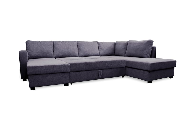 U-Bäddsoffa Achillea Mörkgrå - Höger - Möbler - Soffa - Bäddsoffa - Bäddsoffa divan