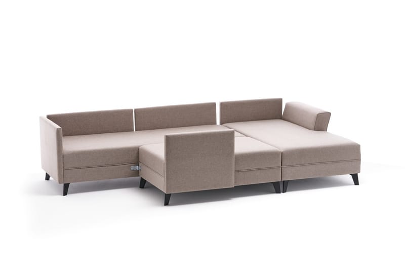 U-bäddsoffa Sailaen - Beige - Möbler - Soffa - Bäddsoffa - Bäddsoffa divan