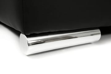U-Bäddsoffa Wicenza 375x155x76 cm - Grå/Svart - Möbler - Soffa - Bäddsoffa - Bäddsoffa divan