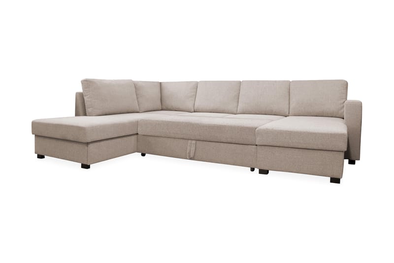 U-Bäddsoffa Paris Beige - Beige|Grå - Möbler - Soffa - Bäddsoffa - Bäddsoffa divan
