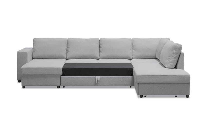Verona U-bäddsoffa med Divan Vänster - Ljusgrå - Möbler - Soffa - Bäddsoffa - Bäddsoffa divan