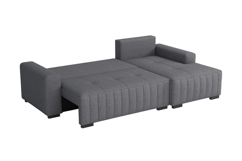 Vidin 3-sits Bäddsoffa Vänster - Brun - Sammetssoffa - Bäddsoffa divan