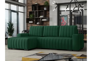 Vidin 4-sits Bäddsoffa Vänster - Grön - Möbler - Soffa - Bäddsoffa - Bäddsoffa divan