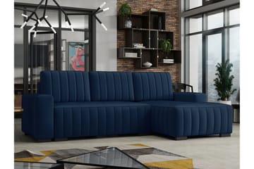 Vidin Bäddsoffa Höger - Blå - Möbler - Soffa - Bäddsoffa - Bäddsoffa divan