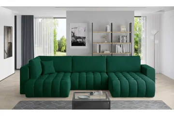 Yorktown U-bäddsoffa Divan Höger - Gul - Möbler - Soffa - Bäddsoffa - Bäddsoffa divan