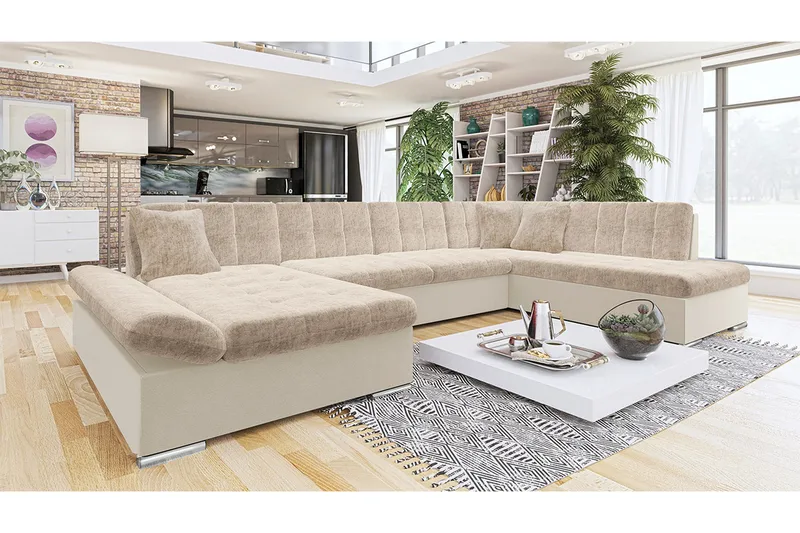 Zumar Bäddsoffa m. Divan och Schäslong - Möbler - Soffa - Bäddsoffa - Bäddsoffa divan