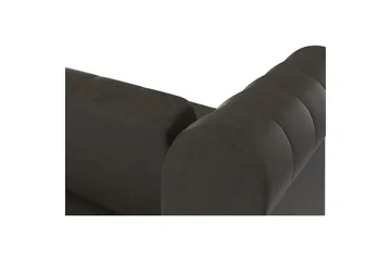 Bäddsoffa Felix 236x87x83 cm, Antracit, Mikrofiber/Trä/Metall - 236x87x83 cm, Antracit, Mikrofiber/Trä/Metall - Möbler - Soffa - Bäddsoffa - 3 sits bäddsoffa
