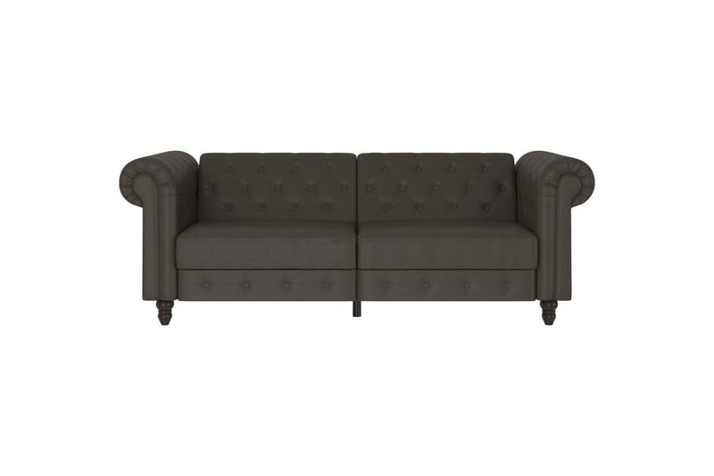 Bäddsoffa Felix 236x87x83 cm, Antracit, Mikrofiber/Trä/Metall - 236x87x83 cm, Antracit, Mikrofiber/Trä/Metall - Möbler - Soffa - Bäddsoffa - 3 sits bäddsoffa