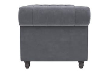 Bäddsoffa Felix 236x87x83 cm, Antracit, Sammet - 236x87x83 cm, Antracit, Sammet - Möbler - Soffa - Bäddsoffa - 3 sits bäddsoffa