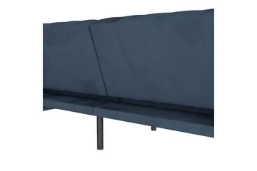 Bäddsoffa Felix 236x87x83 cm, Blå, Sammet - 236x87x83 cm, Blå, Sammet - Möbler - Soffa - Bäddsoffa - 3 sits bäddsoffa