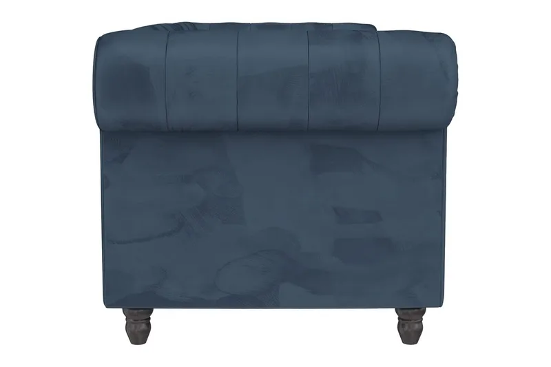 Bäddsoffa Felix 236x87x83 cm, Blå, Sammet - 236x87x83 cm, Blå, Sammet - Möbler - Soffa - Bäddsoffa - 3 sits bäddsoffa
