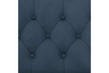 Bäddsoffa Felix 236x87x83 cm, Blå, Sammet - 236x87x83 cm, Blå, Sammet - Möbler - Soffa - Bäddsoffa - 3 sits bäddsoffa