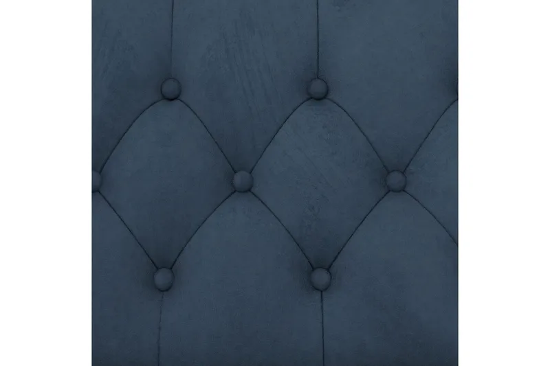 Bäddsoffa Felix 236x87x83 cm, Blå, Sammet - 236x87x83 cm, Blå, Sammet - Möbler - Soffa - Bäddsoffa - 3 sits bäddsoffa