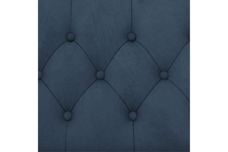 Bäddsoffa Felix 241x154x83 cm, Blå, Sammet/Trä/Metall - 241x154x83 cm, Blå, Sammet/Trä/Metall - Möbler - Soffa - Bäddsoffa - Bäddsoffa divan