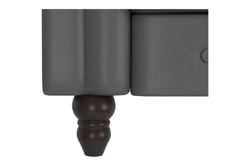 Bäddsoffa Felix 241x154x83 cm, Grå, PU/trä/metall - 241x154x83 cm, Grå, PU/trä/metall - Möbler - Soffa - Bäddsoffa - Bäddsoffa divan