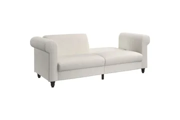 Bäddsoffa Felix II 236x87x83 cm, Kräm - 236x87x83 cm, Kräm - Möbler - Soffa - Bäddsoffa - 3 sits bäddsoffa