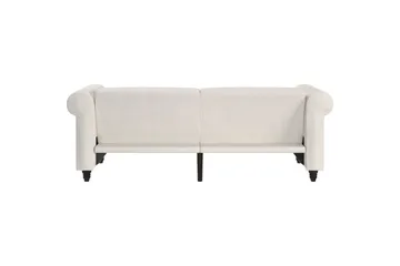 Bäddsoffa Felix II 236x87x83 cm, Kräm - 236x87x83 cm, Kräm - Möbler - Soffa - Bäddsoffa - 3 sits bäddsoffa