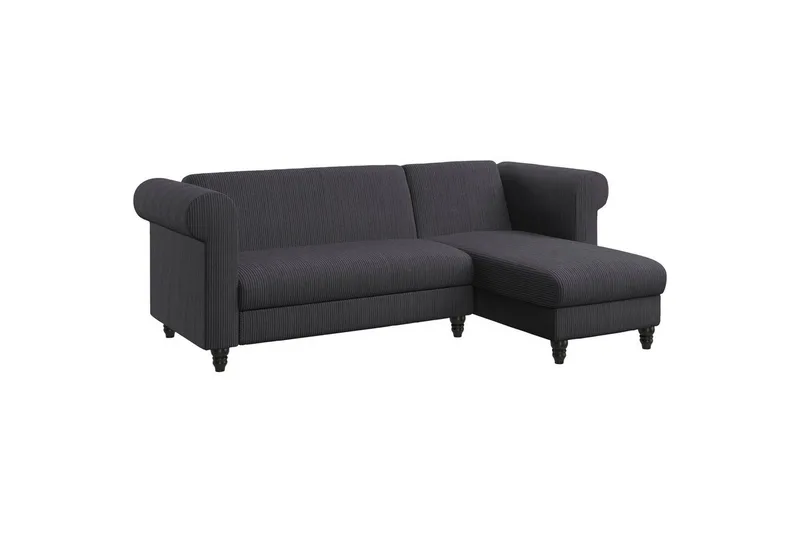 Bäddsoffa Felix II 241x154x83 cm, Antracit, 241x154x83 cm, Antracit