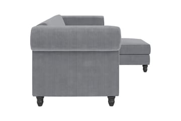 Bäddsoffa Felix II 241x154x83 cm, Grå - 241x154x83 cm, Grå - Möbler - Soffa - Bäddsoffa - Bäddsoffa divan