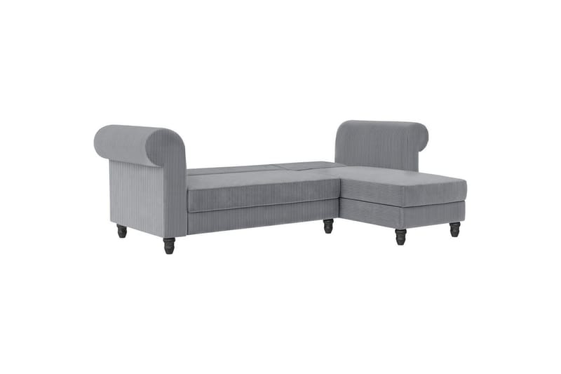 Bäddsoffa Felix II 241x154x83 cm, Grå - 241x154x83 cm, Grå - Möbler - Soffa - Bäddsoffa - Bäddsoffa divan