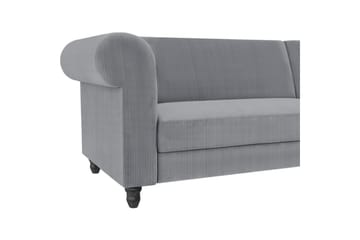 Bäddsoffa Felix II 241x154x83 cm, Grå - 241x154x83 cm, Grå - Möbler - Soffa - Bäddsoffa - Bäddsoffa divan