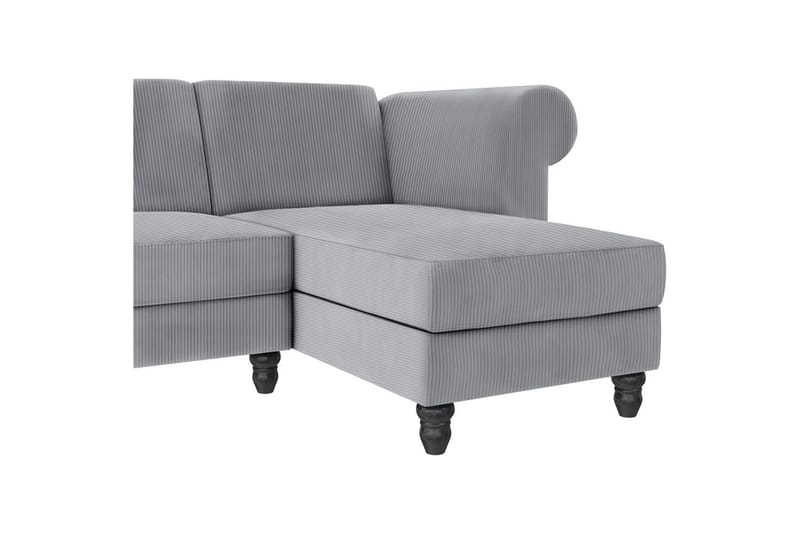 Bäddsoffa Felix II 241x154x83 cm, Grå - 241x154x83 cm, Grå - Möbler - Soffa - Bäddsoffa - Bäddsoffa divan