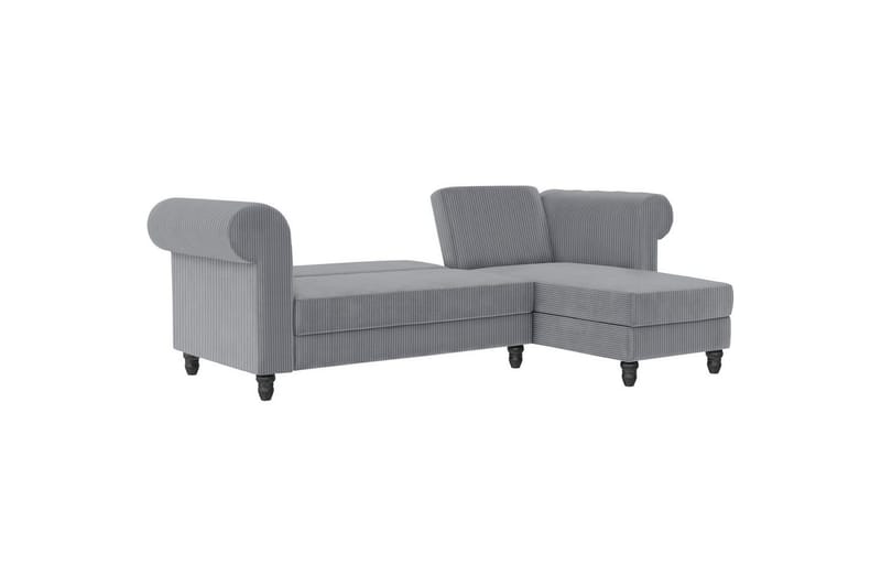 Bäddsoffa Felix II 241x154x83 cm, Grå - 241x154x83 cm, Grå - Möbler - Soffa - Bäddsoffa - Bäddsoffa divan