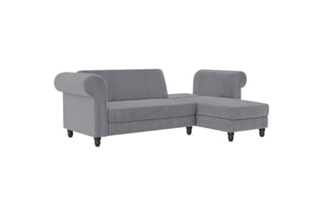 Bäddsoffa Felix II 241x154x83 cm, Grå - 241x154x83 cm, Grå - Möbler - Soffa - Bäddsoffa - Bäddsoffa divan