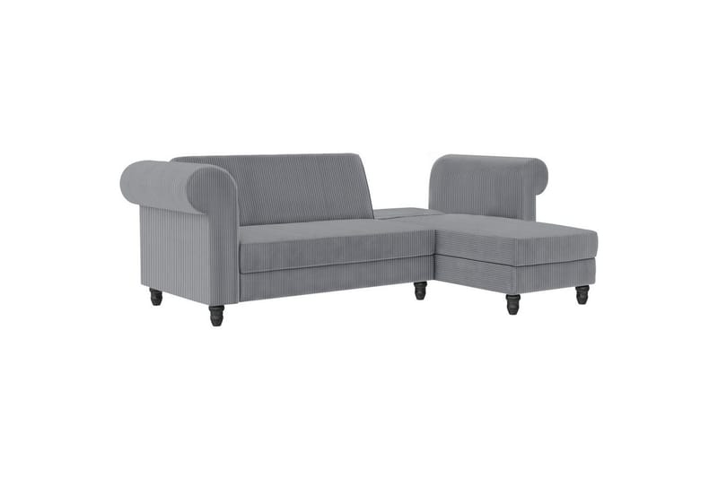 Bäddsoffa Felix II 241x154x83 cm, Grå - 241x154x83 cm, Grå - Möbler - Soffa - Bäddsoffa - Bäddsoffa divan