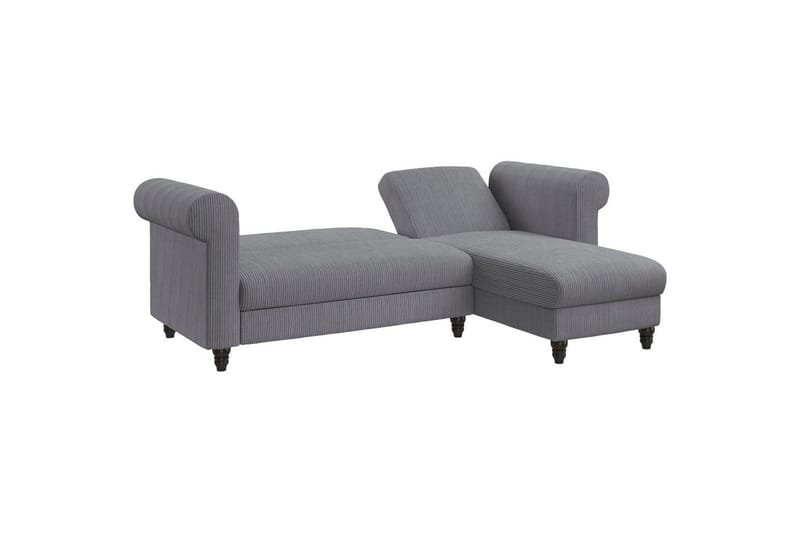 Bäddsoffa Felix II 241x154x83 cm, Grå - 241x154x83 cm, Grå - Möbler - Soffa - Bäddsoffa - Bäddsoffa divan