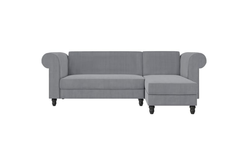 Bäddsoffa Felix II 241x154x83 cm, Grå - 241x154x83 cm, Grå - Möbler - Soffa - Bäddsoffa - Bäddsoffa divan