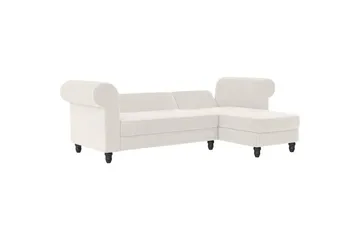 Bäddsoffa Felix II 241x154x83 cm, Kräm - 241x154x83 cm, Kräm - Möbler - Soffa - Bäddsoffa - Bäddsoffa divan