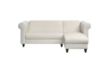 Bäddsoffa Felix II 241x154x83 cm, Kräm - 241x154x83 cm, Kräm - Möbler - Soffa - Bäddsoffa - Bäddsoffa divan