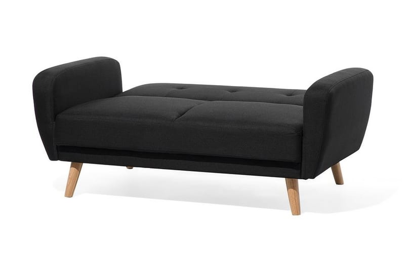 Bäddsoffa Florli 155 cm - Svart - Möbler - Soffa - Bäddsoffa - Bäddsoffa längsbäddad