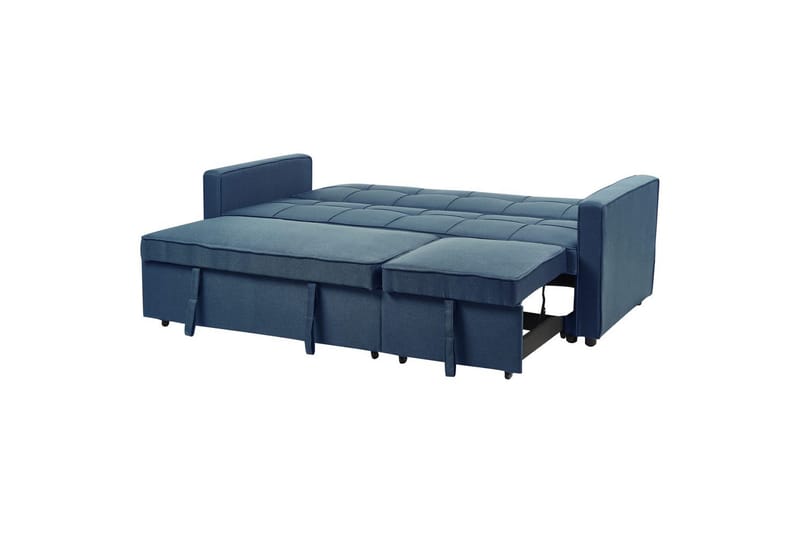 Bäddsoffa Glomma - Blå, Svart - Möbler - Soffa - Bäddsoffa - 2 sits bäddsoffa